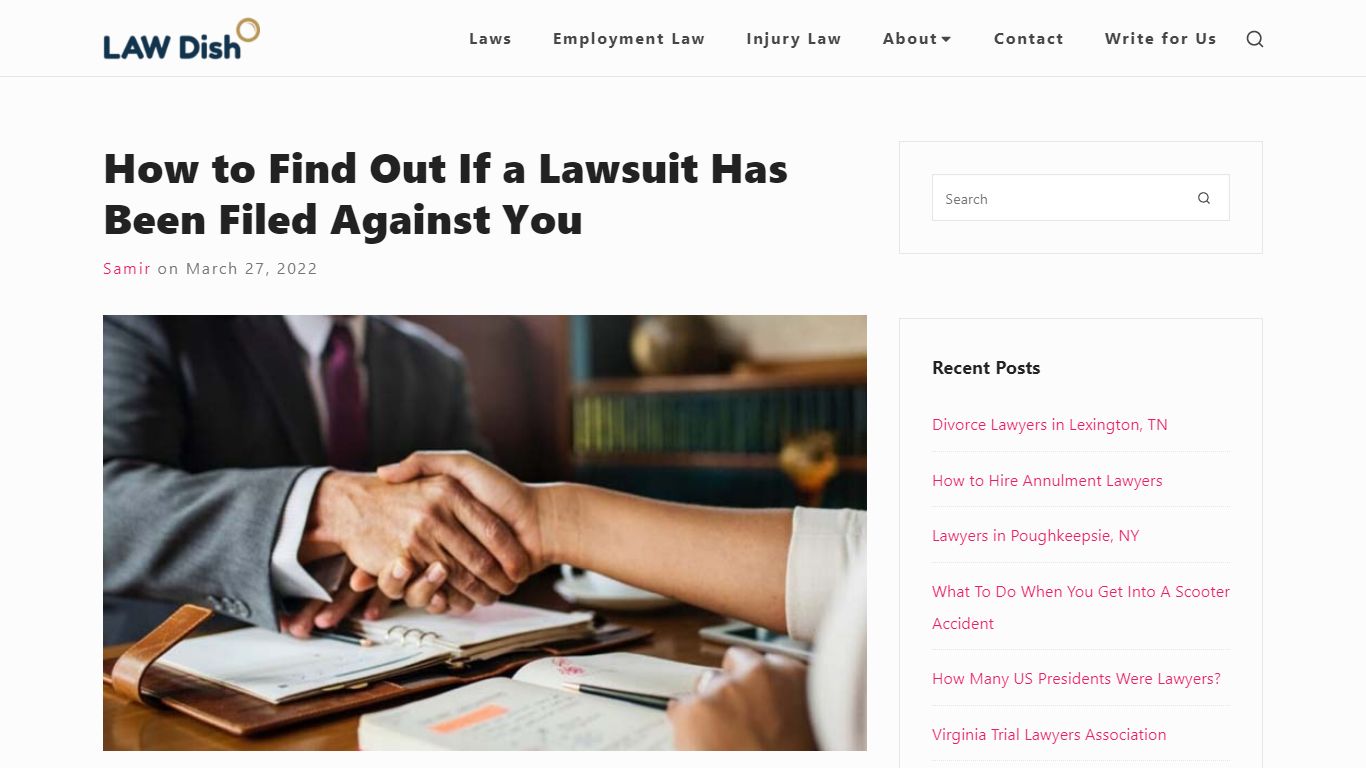 How to Find Out If a Lawsuit Has Been Filed Against You