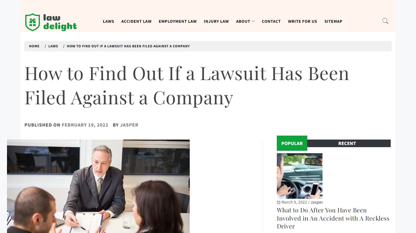 How to Find Out If a Lawsuit Has Been Filed Against a Company